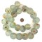 Super Jumbo Recycled Glass Beads - Beaded Wall Hangings - Extra Large African Sea Glass Beads 32-35mm - The Bead Chest (Rainbow Speckled)